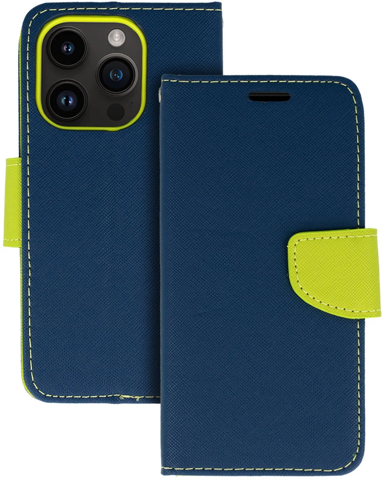 Fusion Accessories Fancy Dėklas skirtas Apple iPhone 13 Pro navy-lime