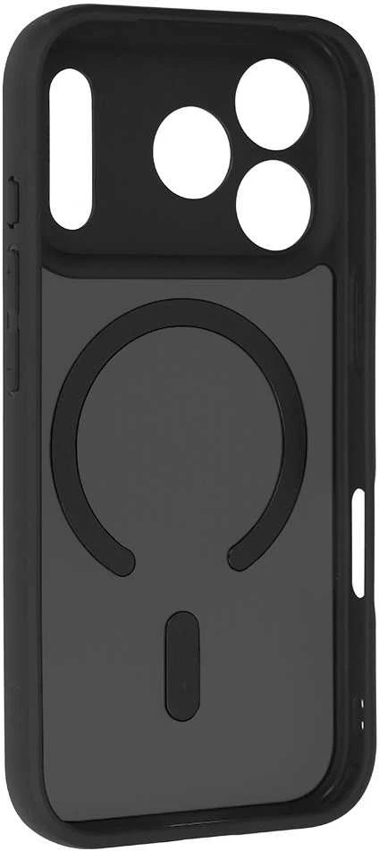 Fusion Accessories Topt Full Matte Mag Dėklas skirtas Apple iPhone 17 Pro juodos spalvos