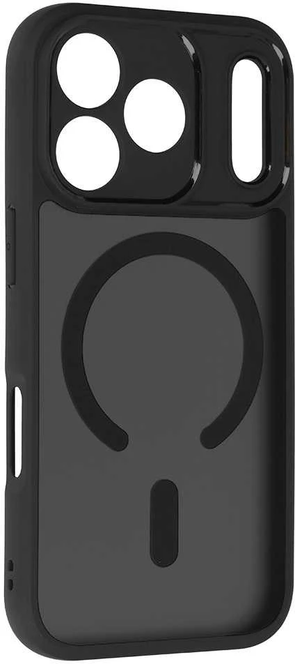 Fusion Accessories Topt Full Matte Mag Dėklas skirtas Apple iPhone 17 Pro juodos spalvos