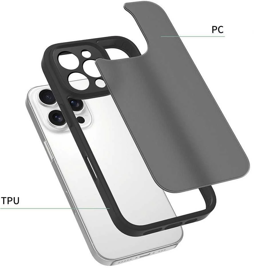 Dėklas Fusion Accessories Tel Protect Full Matte Mag Cover do Honor Magic7 Lite juodos spalvos