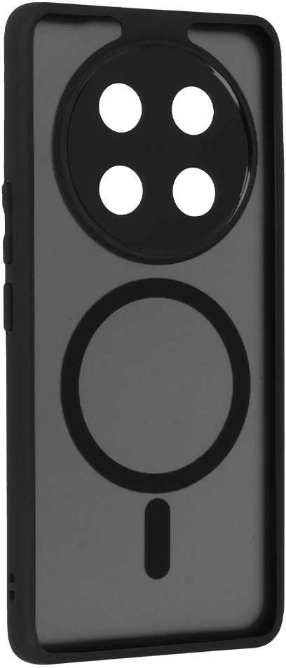 Dėklas Fusion Accessories Tel Protect Full Matte Mag Cover do Honor Magic7 Lite juodos spalvos
