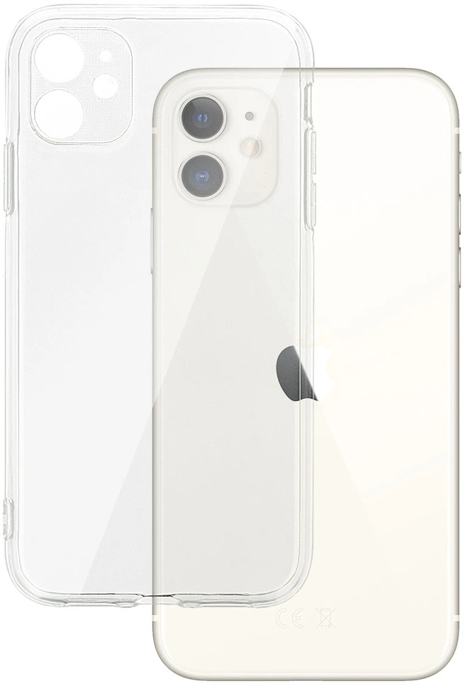 Oem Back Dėklas 2 mm Perfect, skirtas „iPhone 12", skaidrus