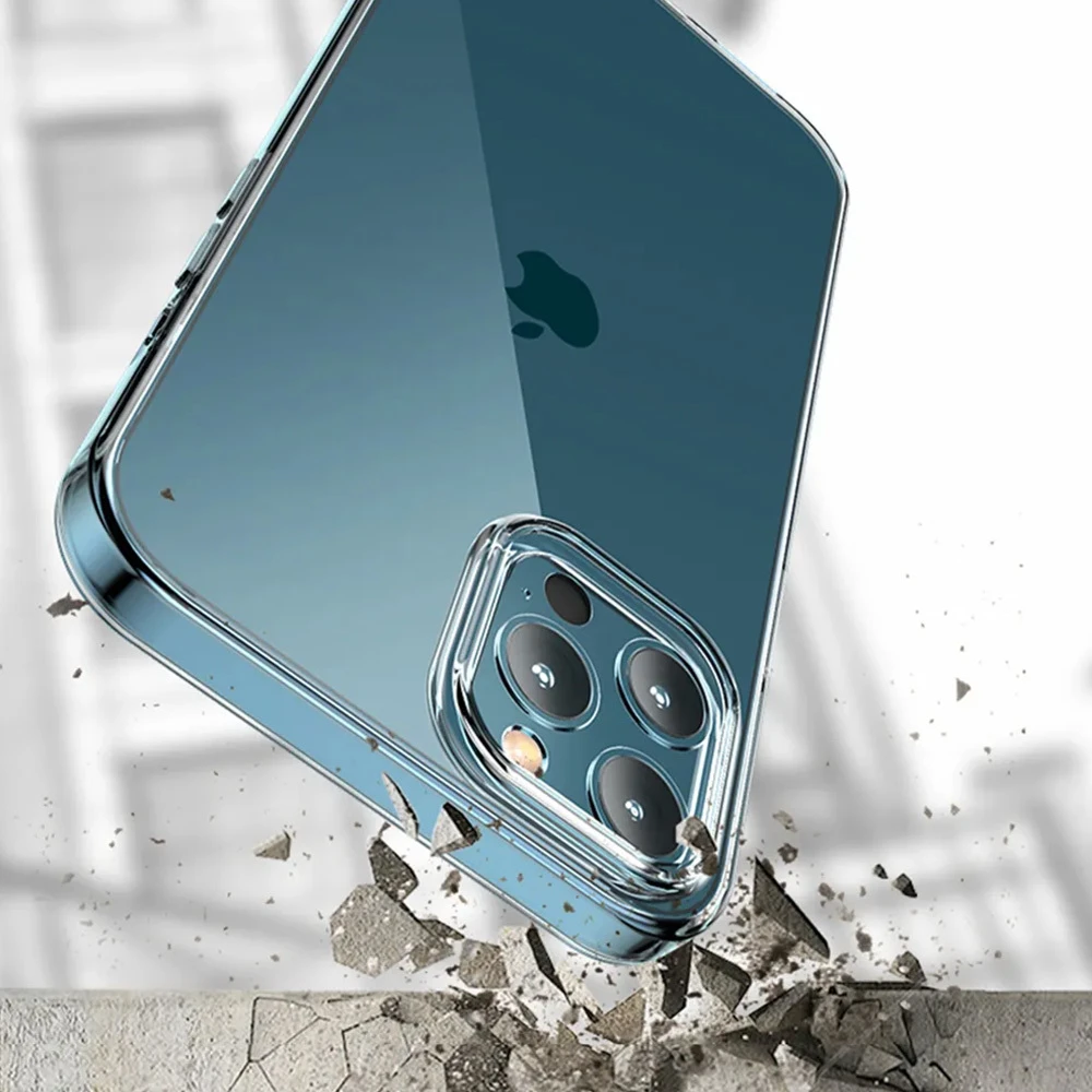 Oem Back Dėklas 2 mm Perfect, skirtas „iPhone 12", skaidrus