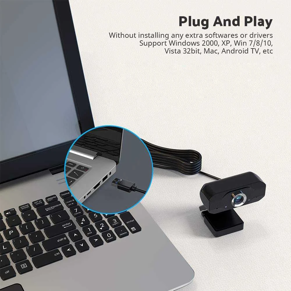 Fusion Accessories Topt Internetinė kamera Full HD B1-1080P