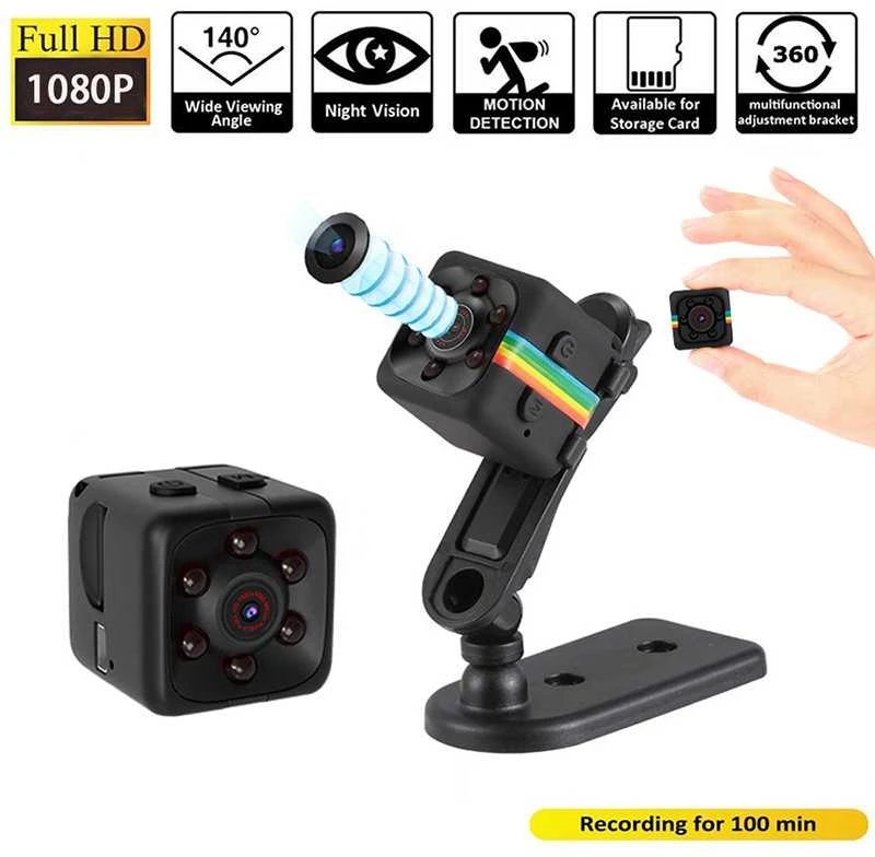 Fusion Accessories Topt Internetinė kamera Mini Full HD B4-SQ11 1080P mėlynos spalvos