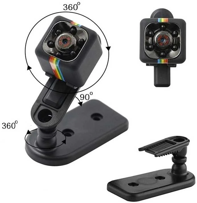 Fusion Accessories Topt Internetinė kamera Mini Full HD B4-SQ11 1080P juodos spalvos