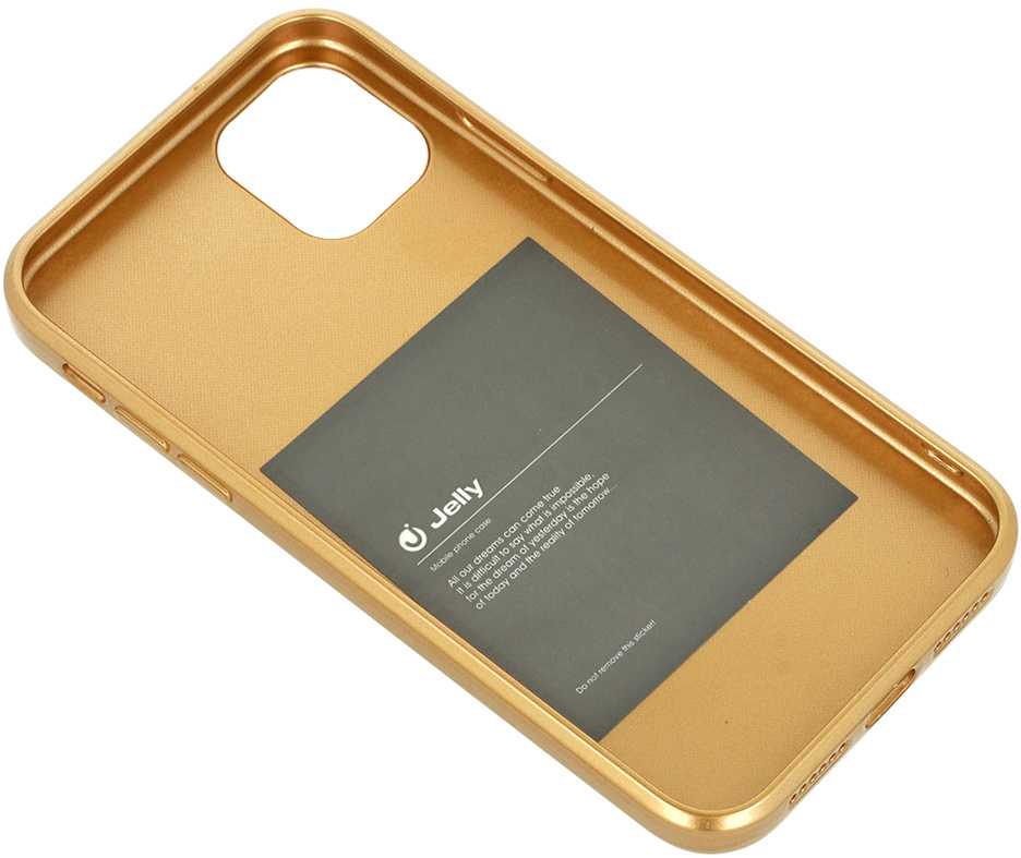 iLike Topt Jelly dėklas skirtas Apple iPhone 14 Pro aukso spalvos