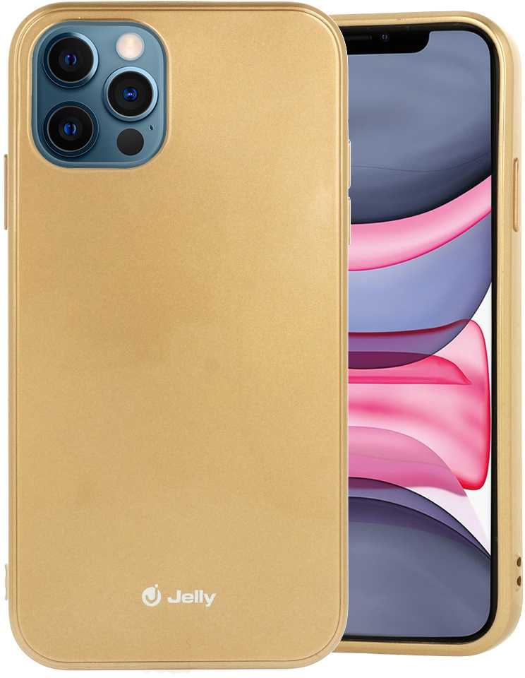 iLike Topt Jelly dėklas skirtas Apple iPhone 14 Pro aukso spalvos