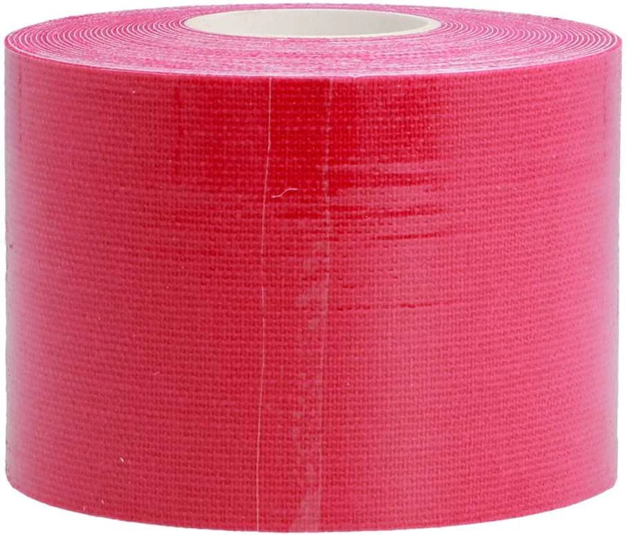 Fusion Accessories Topt Kineziologinis pleistras, 5 cm x 5 m rožinės spalvos