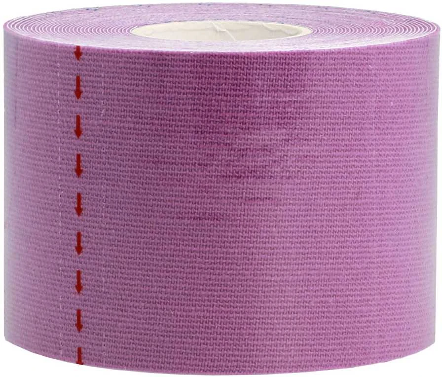 Fusion Accessories Topt Kineziologinis pleistras, 5 cm x 5 m violetinės spalvos