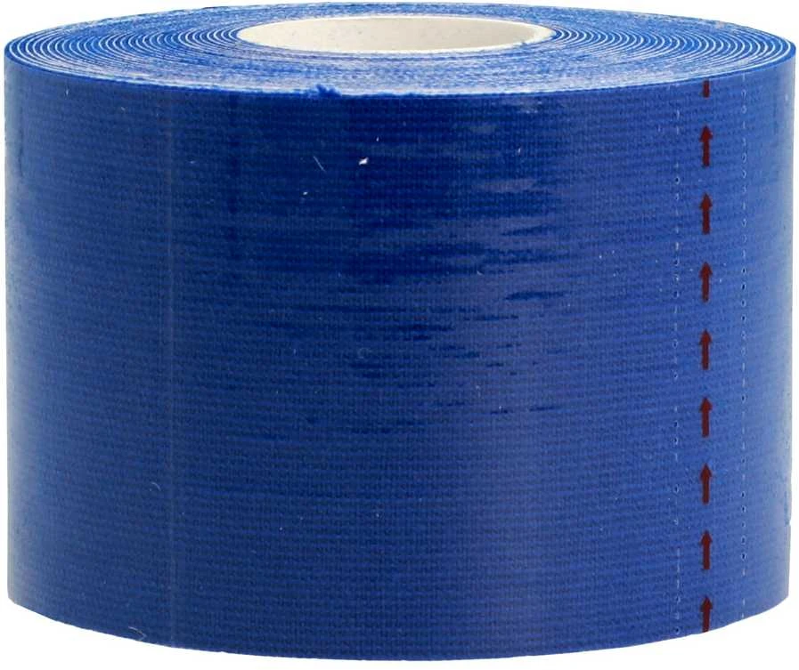 Fusion Accessories Topt Kineziologinis pleistras, 5 cm x 5 m mėlynos spalvos