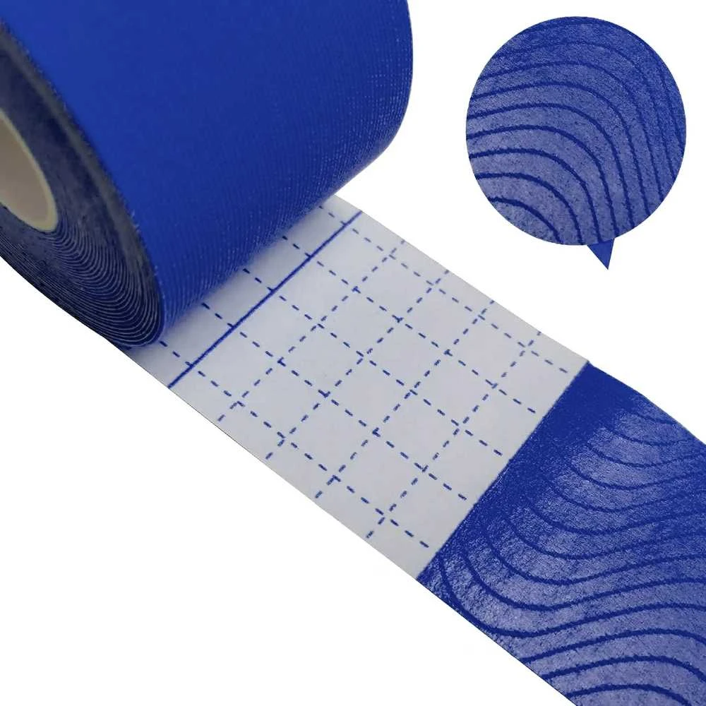 Fusion Accessories Topt Kineziologinis pleistras, 5 cm x 5 m mėlynos spalvos