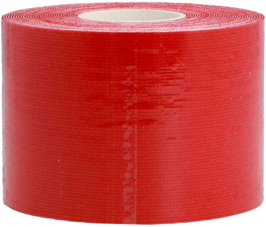 Fusion Accessories Topt Kineziologinis pleistras, 5 cm x 5 m raudonos spalvos