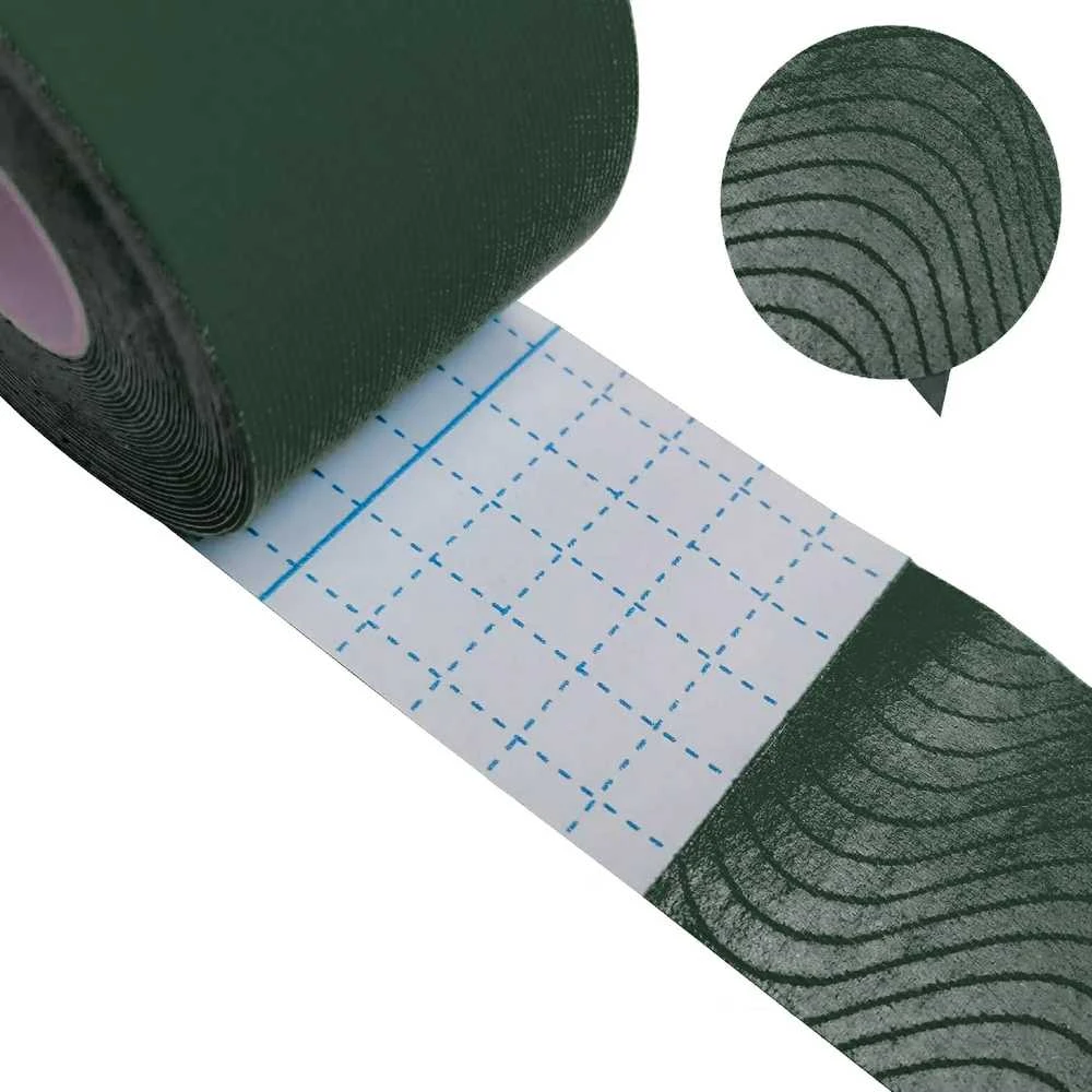 Fusion Accessories Topt Kineziologinis pleistras, 5 cm x 5 m dark žalios spalvos