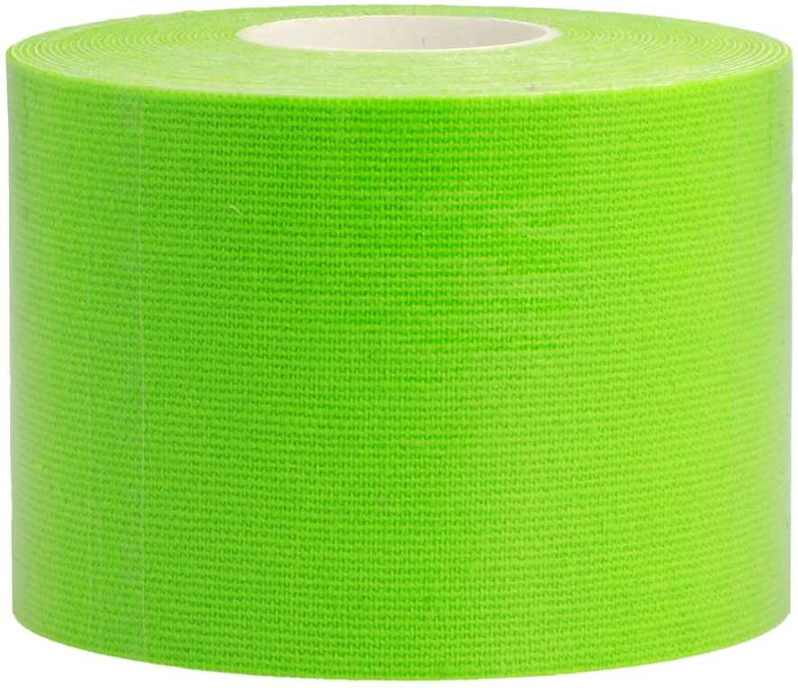 Fusion Accessories Topt Kineziologinis pleistras, 5 cm x 5 m žalios spalvos