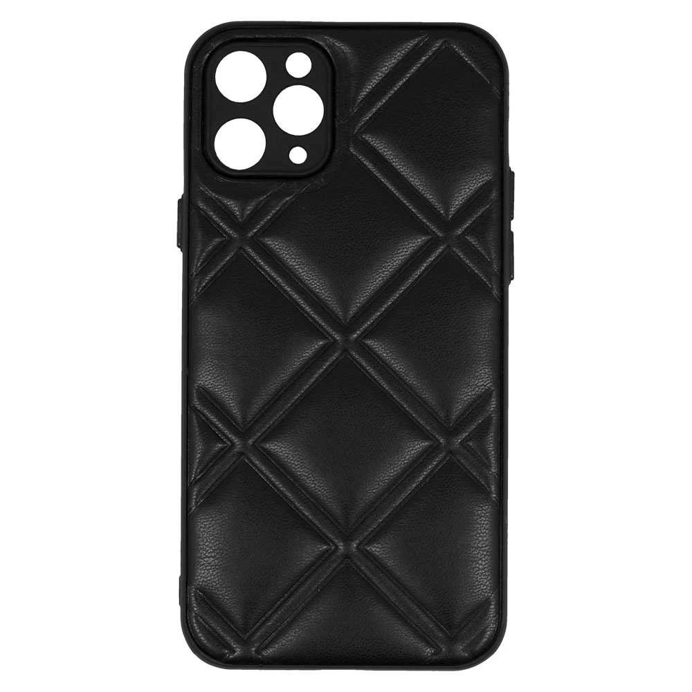 Topt Leather 3D dėklas skirtas Apple iPhone 11 Pro design 3 juodos spalvos