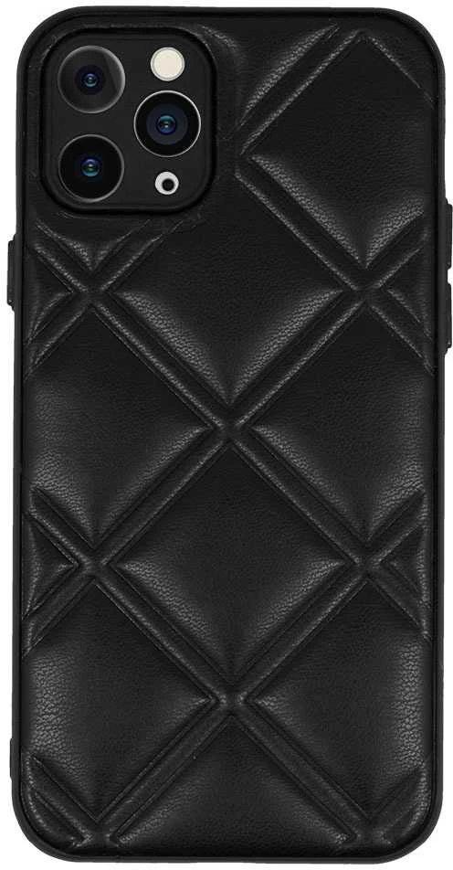 Topt Leather 3D dėklas skirtas Apple iPhone 11 Pro design 3 juodos spalvos