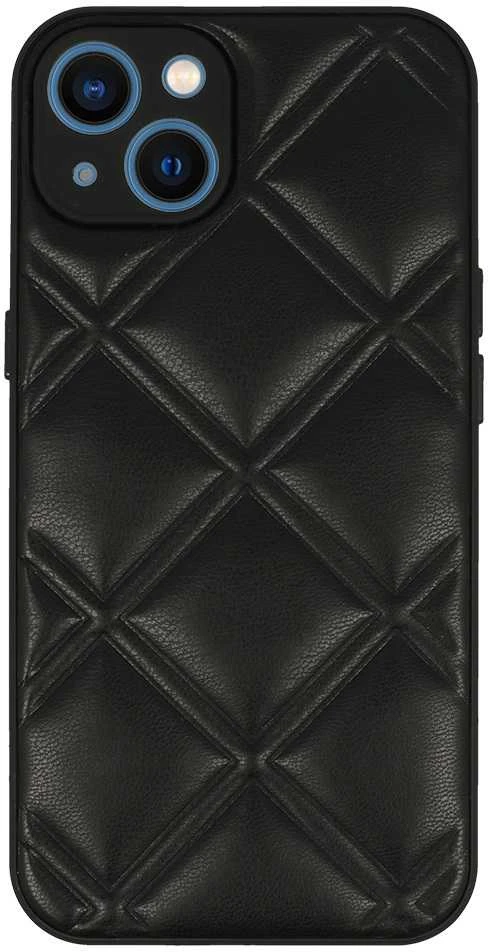 Topt Leather 3D dėklas skirtas Apple iPhone 13 design 3 juodos spalvos