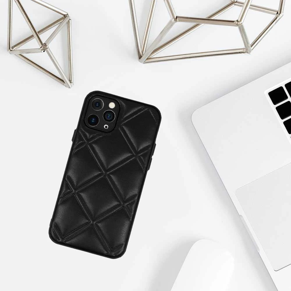 Topt Leather 3D dėklas skirtas Apple iPhone 11 Pro design 3 juodos spalvos