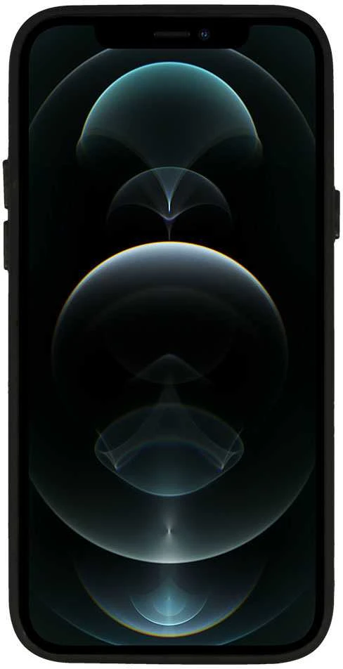 Topt Leather 3D dėklas skirtas Apple iPhone 12 Pro design 1 juodos spalvos