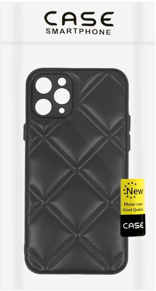 Topt Leather 3D dėklas skirtas Apple iPhone 11 Pro design 3 juodos spalvos