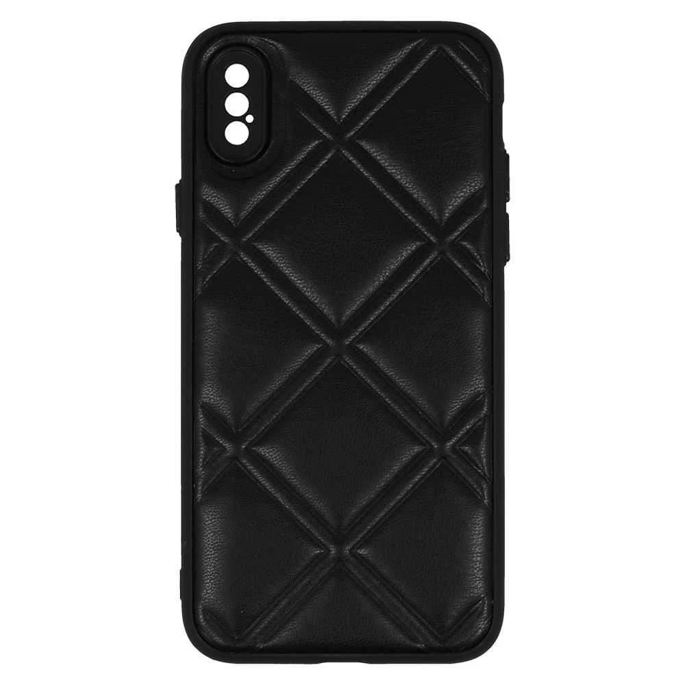 Topt Leather 3D dėklas skirtas Apple iPhone X/XS design 3 juodos spalvos