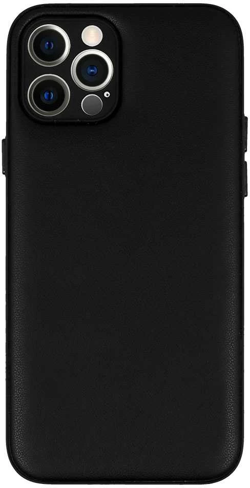 Topt Leather 3D dėklas skirtas Apple iPhone 12 Pro design 1 juodos spalvos