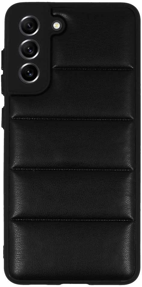 iLike Topt Leather 3D dėklas skirtas Samsung Galaxy S21 FE design 2 juodos spalvos