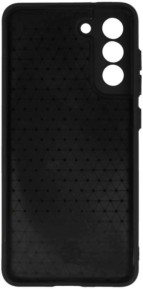 iLike Topt Leather 3D dėklas skirtas Samsung Galaxy S21 FE design 2 juodos spalvos