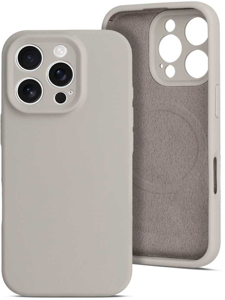 Topt MagColor Pure dėklas skirtas Apple iPhone 15 latte
