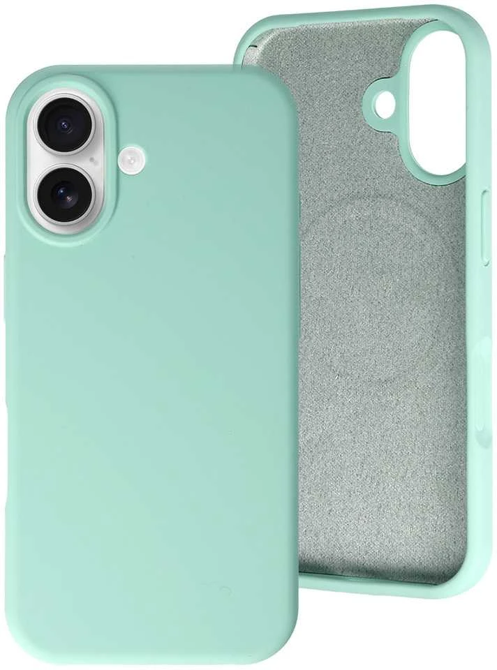 Topt MagColor Pure dėklas skirtas Apple iPhone 17 mėtų spalvos