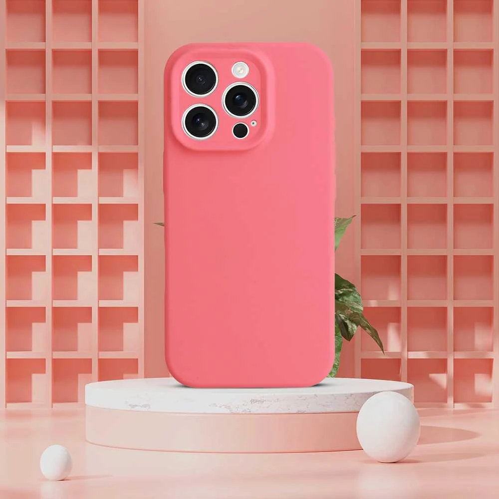 Fusion Accessories Topt MagColor Pure dėklas skirtas Apple iPhone 17 Air raudonos spalvos