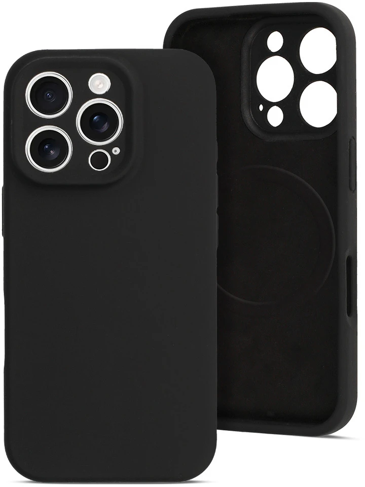Oem Apple MagColor Pure dėklas skirtas iPhone 16 Pro juodos spalvos