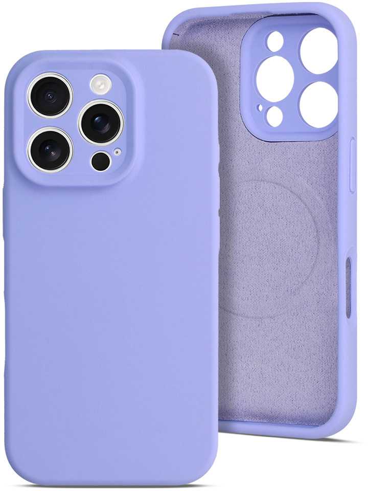 Topt MagColor Pure dėklas skirtas Apple iPhone 16 Pro levandų spalvos