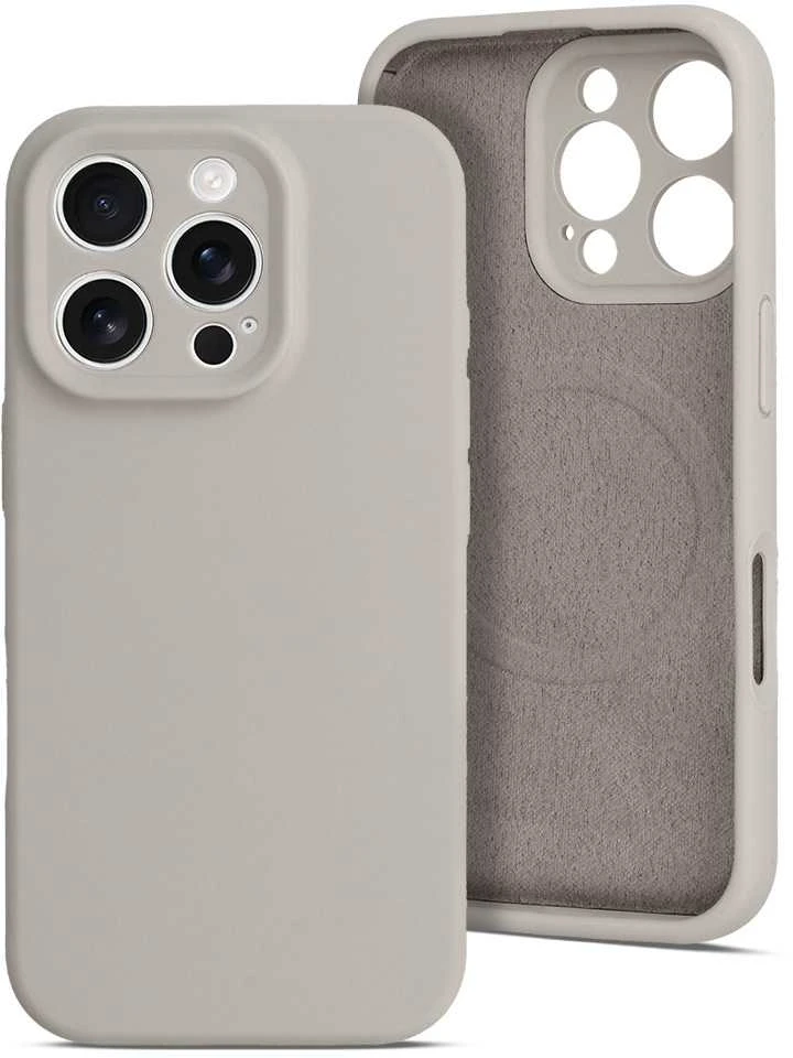 Topt MagColor Pure dėklas skirtas Apple iPhone 16 Pro Max latte
