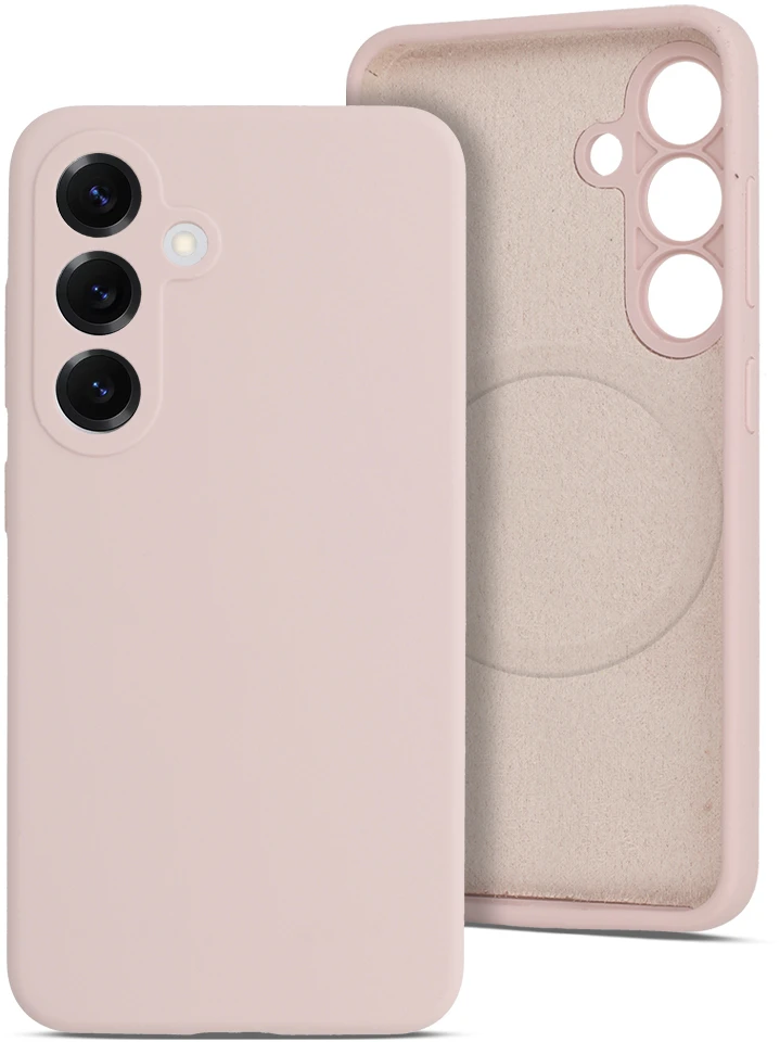 Fusion Accessories MagColor Pure dėklas skirtas Samsung Galaxy S25 powder pink