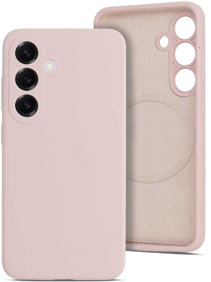 MagColor Pure dėklas skirtas Samsung Galaxy S25 powder pink