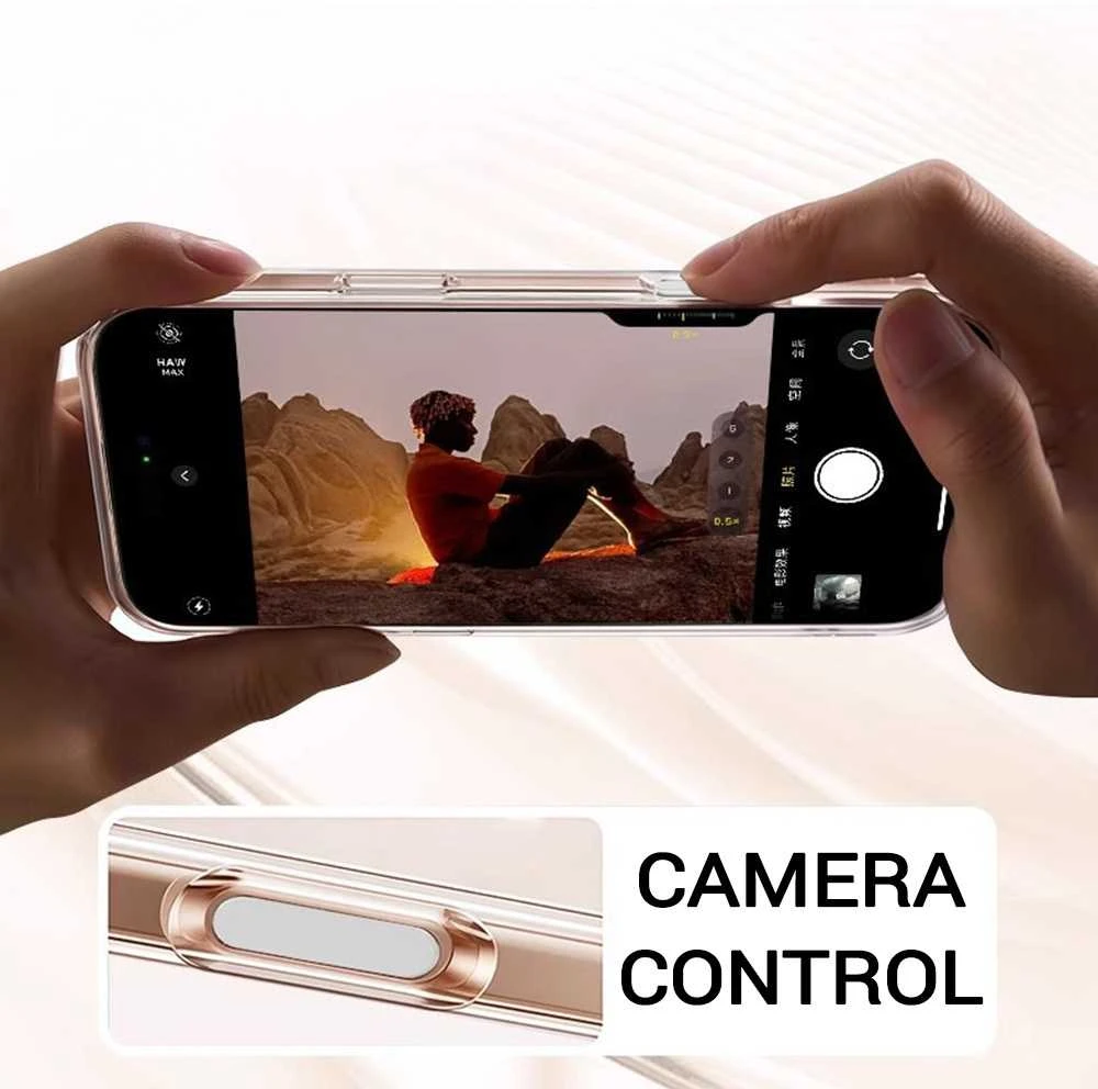 Fusion Accessories Topt Magsafe Clear Camera Control Apple iPhone 16 dėklas telefonui skaidrus