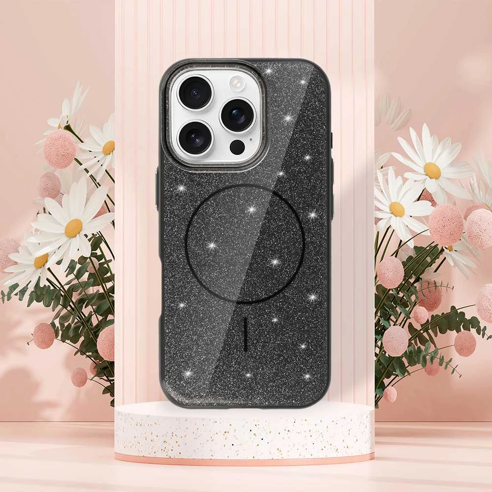 Fusion Accessories Topt Magsafe Slim Shiny Apple iPhone 14 Pro dėklas telefonui juodos spalvos