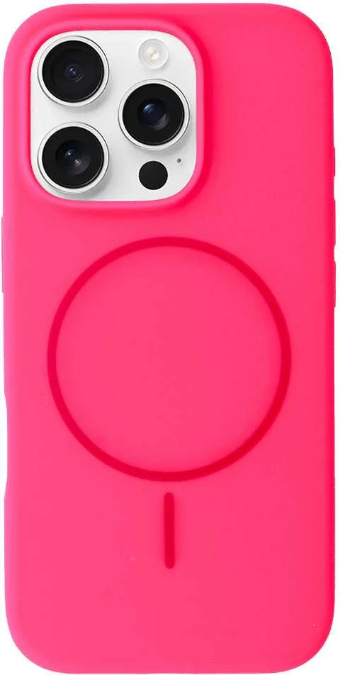 Fusion Accessories Topt Magsafe Slim Silicone Apple iPhone 13 Pro dėklas telefonui rožinės spalvos