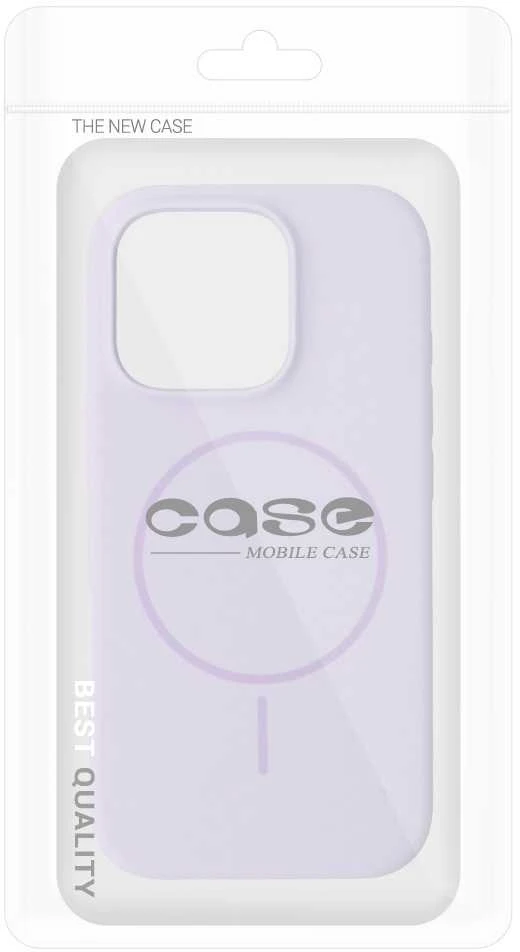 Dėklas Fusion Accessories Topt Magsafe Slim Silicone skirtas Apple iPhone 16 Pro violetinės spalvos
