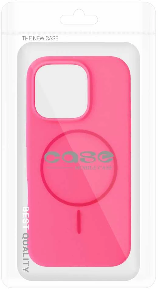 Fusion Accessories Topt Magsafe Slim Silicone Apple iPhone 13 Pro dėklas telefonui rožinės spalvos