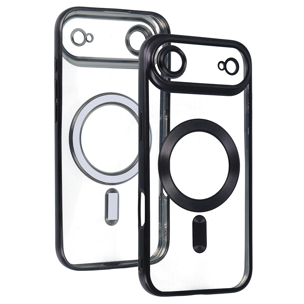 Fusion Accessories Topt Metallic Magsafe dėklas skirtas Apple iPhone 17 Air juodos spalvos