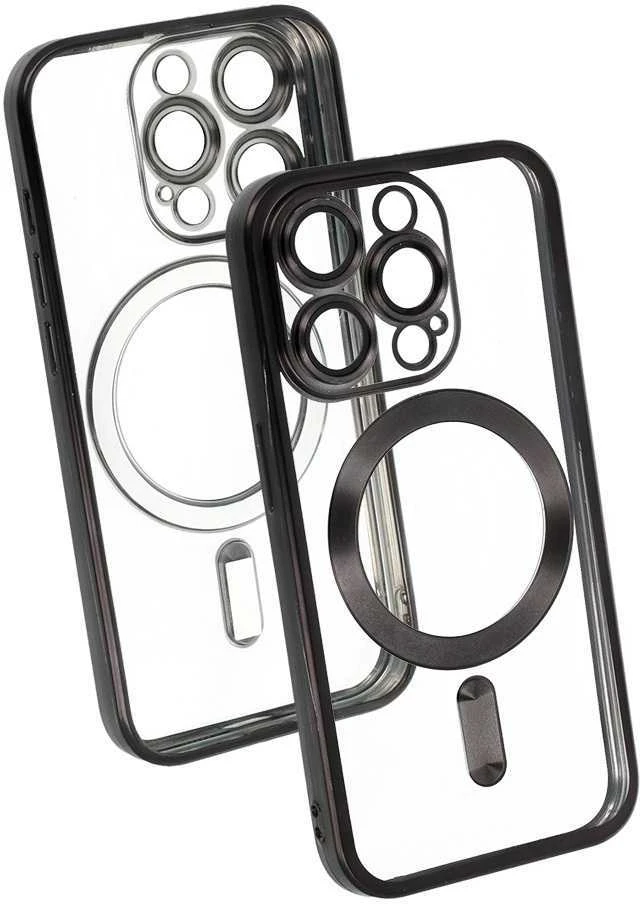 Toptel Topt Metallic Magsafe Dėklas skirtas Apple iPhone 13 Pro Max juodos spalvos
