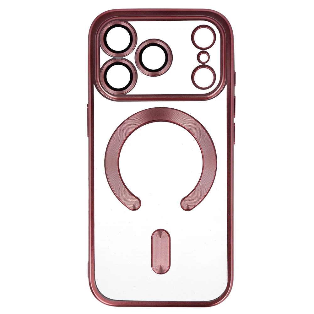 Fusion Accessories Topt Metallic Magsafe dėklas skirtas Apple iPhone 17 Pro rožinės spalvos