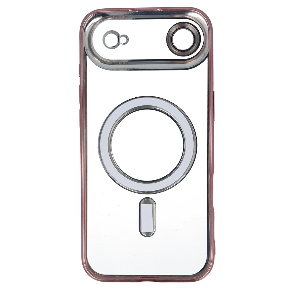Fusion Accessories Topt Metallic Magsafe dėklas skirtas Apple iPhone 17 Air rožinės spalvos