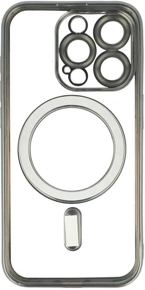 Fusion Accessories Topt Metallic Magsafe dėklas skirtas Apple iPhone 16 Pro sidabro spalvos