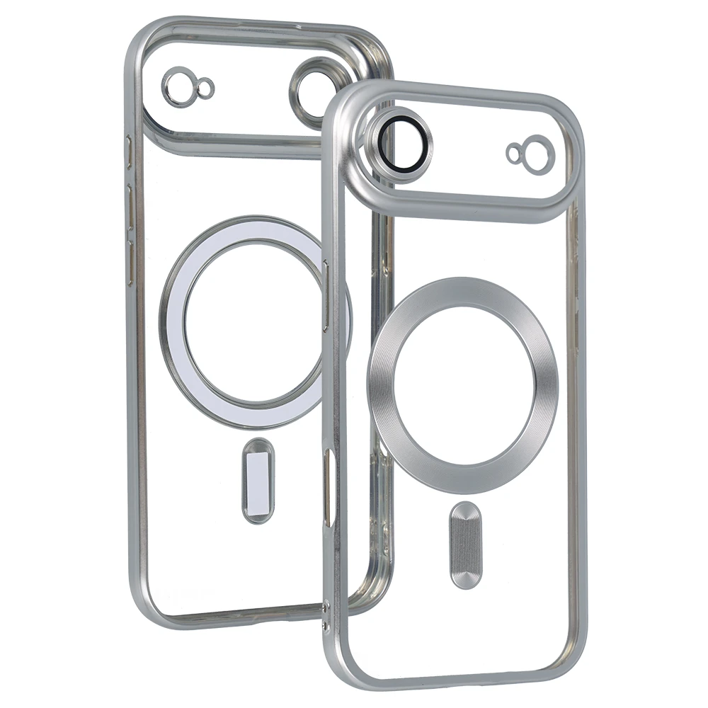 Fusion Accessories Topt Metallic Magsafe dėklas skirtas Apple iPhone 17 Air sidabro spalvos