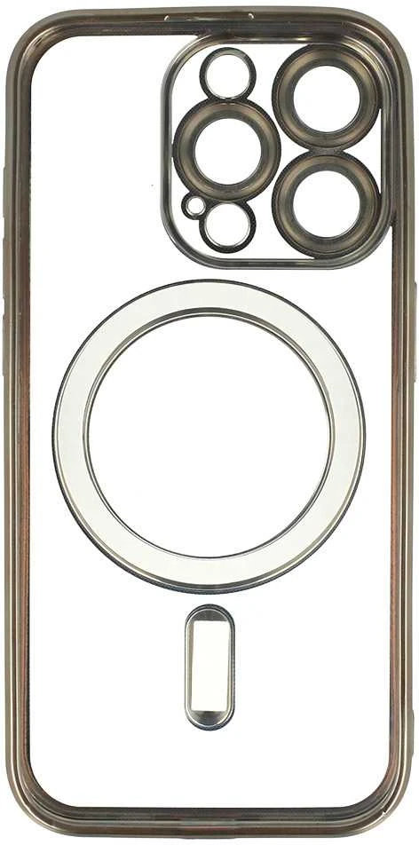 Toptel Topt Metallic Magsafe dėklas skirtas Apple iPhone 15 Plus Titanium