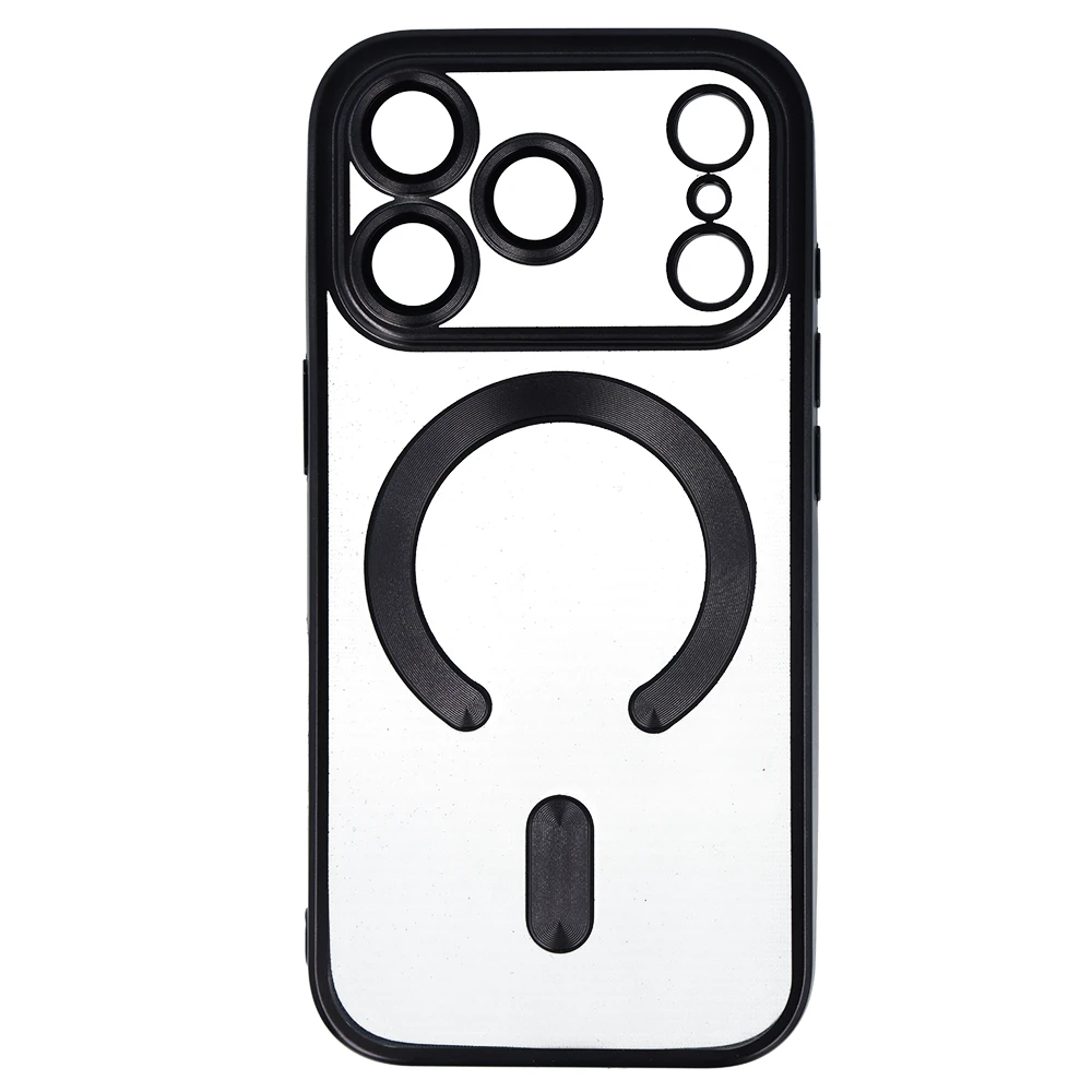 Fusion Accessories Topt Metallic Magsafe dėklas skirtas Apple iPhone 17 Pro Max juodos spalvos